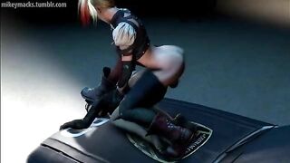 Desperate to be fucked hard, this is the BEST of hot Harley Quinn futa content