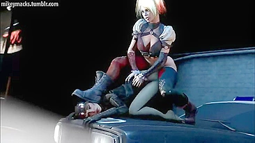 Desperate to be fucked hard, this is the BEST of hot Harley Quinn futa content