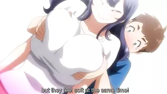 Has gorgeous hair and sexy tits make her irresistible for real pervs like him