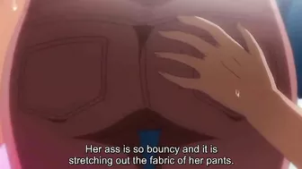 Has gorgeous hair and sexy tits make her irresistible for real pervs like him