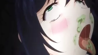 Cheeky scene where you see the chick that is a true hentai sex slave actually