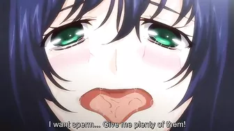 Cheeky scene where you see the chick that is a true hentai sex slave actually