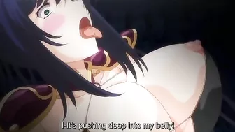 Cheeky scene where you see the chick that is a true hentai sex slave actually