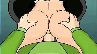 Girl knows the power of her hips and glistening pussy as she takes it DEEP