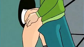 Girl knows the power of her hips and glistening pussy as she takes it DEEP