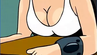 Girl knows the power of her hips and glistening pussy as she takes it DEEP