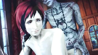 If you are tired of hot scenes with HUMAN dicks then you gotta love this one