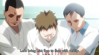 Her big wide mouth and virgin pussy are about to be used big time by him