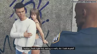 BBC hentai experience showing a power tripping police offer that fucks HARD