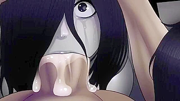Sadako from Ringu is the hottest ghost girl slut that fucks and cums a lot