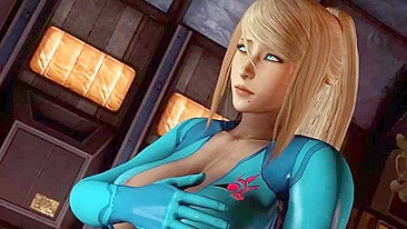 Samus fucks monsters as they get real naughty in this hentai Rule 34 porn video