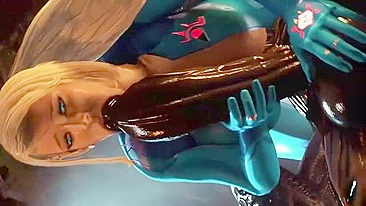 Samus fucks monsters as they get real naughty in this hentai Rule 34 porn video