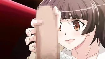 With hands and mouth and a lot of effort, she successfully convinces a hung hunk