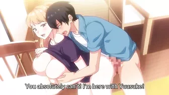 Horny girl gets wet pussy filled by her lover but there is a twist to it