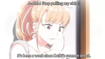 Horny girl gets wet pussy filled by her lover but there is a twist to it