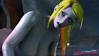 Samus Aran is going to get power fucked by horny demons and such in hentai