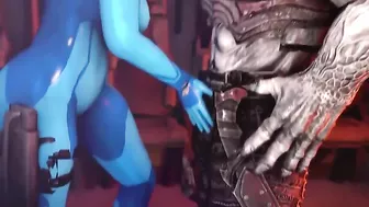 Samus Aran is going to get power fucked by horny demons and such in hentai