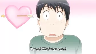 With hands and face, she tempts him to come closer to fuck her with passion