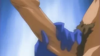 Sexy, woman gives him the best that she can and he enjoys every minute of it