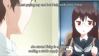 A guy seeks out a new way to pleasure succubus schoolgirl that loves BJs