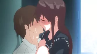 A guy seeks out a new way to pleasure succubus schoolgirl that loves BJs