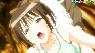 Hot girlfriend shows him just how she likes to have sex in tennis camp