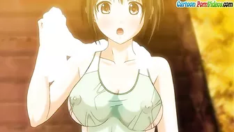 Hot girlfriend shows him just how she likes to have sex in tennis camp