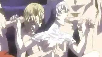 Fucking hentai nun pussy with love in his eyes and sacrilege in his face