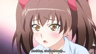 Adorable anime girl lets him lick and we see his hard dick in this video too