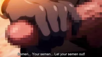 Hentai warrior girl with huge tits is going to fuck and get creampied too