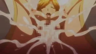 Hentai warrior girl with huge tits is going to fuck and get creampied too