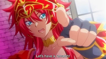 Hentai warrior girl with huge tits is going to fuck and get creampied too