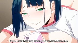 She keeps calm and does what needs to be done in a cuckold hentai movie here