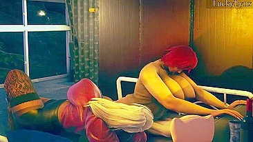 Two BBW babes are going to dominate this helpless little loser big time