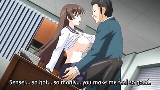 JK to Ero Giin Sensei - Big boobs student takes teacher's boner inside her