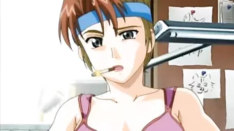 Hentai boss forces sex on young employee in office.