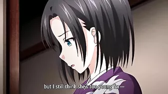 Seduced by his busty daughter, a hot spring tour guide gets tied up and fucked. #Hentai