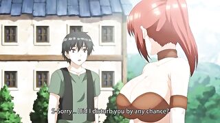 Hentai anime with big-breasted girls in a fantasy world.