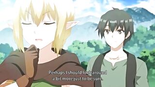 Hentai anime with big-breasted girls in a fantasy world.