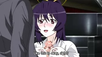 Hentai cosplay babe with big tits gets her pussy licked in a hot school scene.