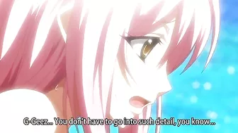 Hentai pop stars singing about sex in a campus setting.