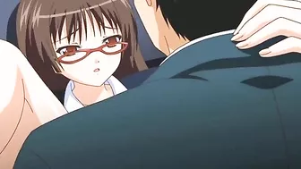 Hentai video - Dirty teacher fucks anime schoolgirl in public bathroom.