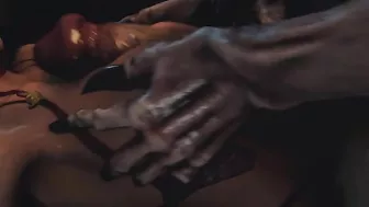 Busty demon-fucked hentai hellfriends get ass in 3D.