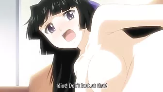 Browse our collection of busty hentai schoolgirls masturbating in front of artists.