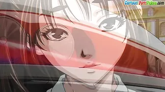 Hentai senpai gives a wet blowjob in the spa. Hentai senpai gives a wet blowjob in the spa.