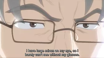 Busty redhead enjoys hardcore sex with older men in hentai porn.