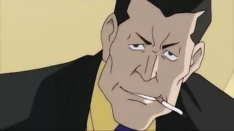 Busty redhead enjoys hardcore sex with older men in hentai porn.