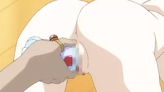 Busty redhead enjoys hardcore sex with older men in hentai porn.