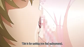 Hentai porn video - Busty teen virgin doggy-bangs while her friend watches.