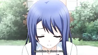 Hentai porn video - Busty teen virgin doggy-bangs while her friend watches.